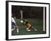 11 Year Old Boys Soccer Goalie in Action-null-Framed Photographic Print