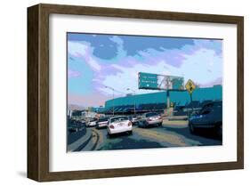 110 North Downtown-Steve Ash-Framed Giclee Print