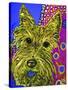 119 - Scottie Yellow-MADdogART-Stretched Canvas