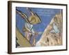 1192 Fresco Depicting Angel Giving Announcement to Shepherds-null-Framed Giclee Print