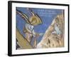 1192 Fresco Depicting Angel Giving Announcement to Shepherds-null-Framed Giclee Print