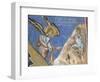 1192 Fresco Depicting Angel Giving Announcement to Shepherds-null-Framed Premium Giclee Print