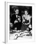 11th Annual Academy Awards, 1938. Spencer Tracy "Boys Town" with Bette Davies "Jezabel"-null-Framed Photographic Print