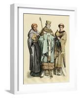 11th Century Clergy-null-Framed Art Print