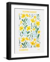 11X14 Flower Market Florence-Jolly and Dash-Framed Photographic Print