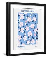 11X14 Flower Market Prague-Jolly and Dash-Framed Photographic Print