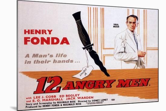 12 Angry Men, 1957-null-Mounted Art Print