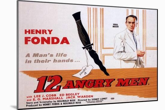 12 Angry Men, 1957-null-Mounted Art Print