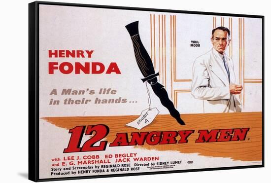 12 Angry Men, 1957-null-Framed Stretched Canvas