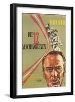 12 Angry Men, German Movie Poster, 1957-null-Framed Art Print