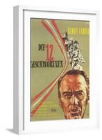 12 Angry Men, German Movie Poster, 1957-null-Framed Art Print