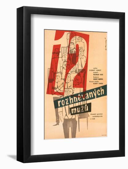 12 Angry Men-Rozhnevanych-null-Framed Art Print