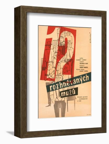 12 Angry Men-Rozhnevanych-null-Framed Art Print