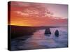 12 Apostles, Victoria, Australia-Walter Bibikow-Stretched Canvas