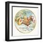 12 Days of Christmas I Round-Lisa Audit-Framed Art Print