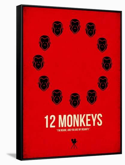 12 Monkeys-NaxArt-Framed Stretched Canvas