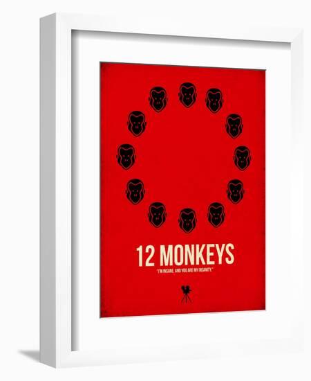 12 Monkeys-NaxArt-Framed Art Print