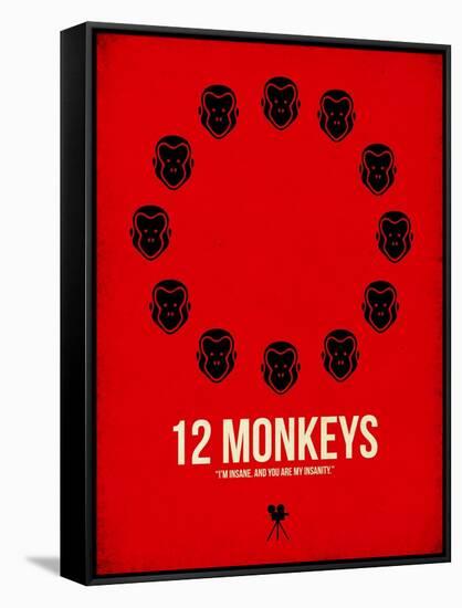 12 Monkeys-NaxArt-Framed Stretched Canvas