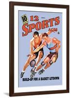 12 Sports Aces: Build Up for a Basket Letdown-null-Framed Art Print