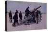 120MM Cannon at Attack of Marchais, World War I, France-null-Stretched Canvas