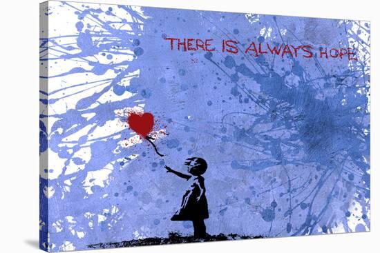 128 Balloon Girl-Banksy-Stretched Canvas