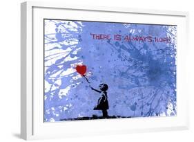 128 Balloon Girl-Banksy-Framed Premium Giclee Print