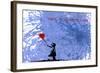 128 Balloon Girl-Banksy-Framed Premium Giclee Print