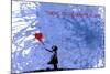 128 Balloon Girl-Banksy-Mounted Premium Giclee Print