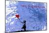 128 Balloon Girl-Banksy-Mounted Premium Giclee Print