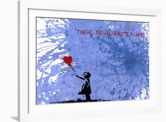 128 Balloon Girl-Banksy-Framed Giclee Print