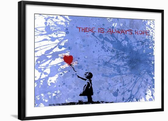 128 Balloon Girl-Banksy-Framed Giclee Print