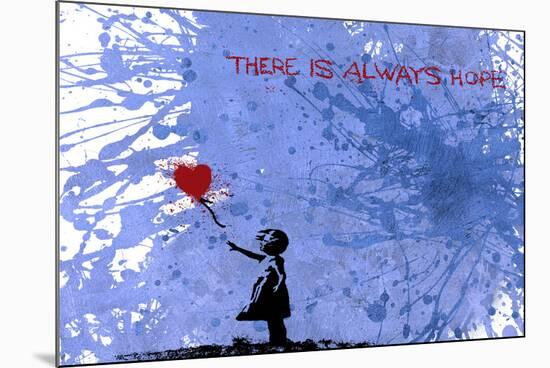 128 Balloon Girl-Banksy-Mounted Giclee Print