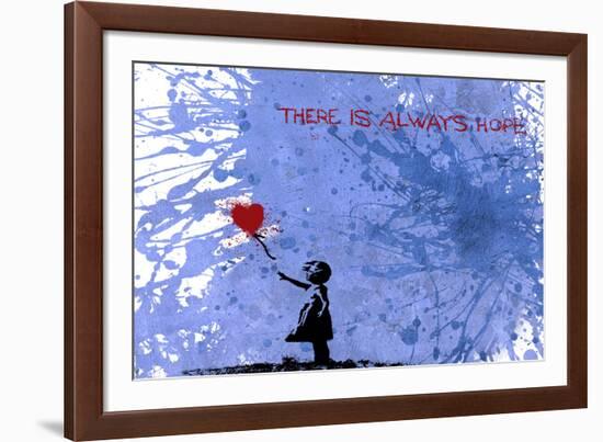 128 Balloon Girl-Banksy-Framed Giclee Print