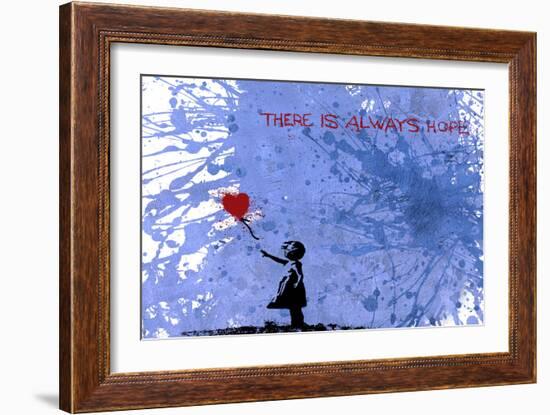 128 Balloon Girl-Banksy-Framed Giclee Print