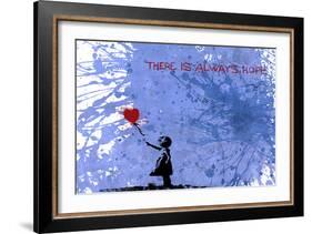 128 Balloon Girl-Banksy-Framed Giclee Print