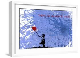 128 Balloon Girl-Banksy-Framed Giclee Print