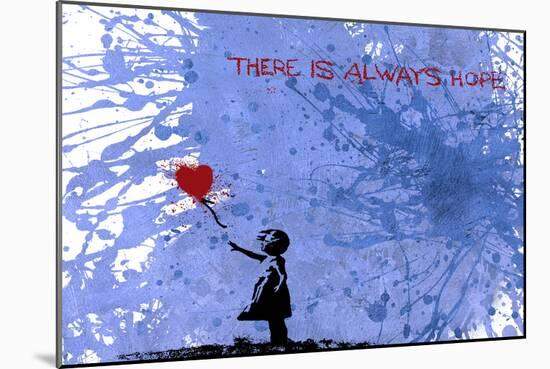 128 Balloon Girl-Banksy-Mounted Giclee Print