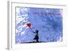 128 Balloon Girl-Banksy-Framed Giclee Print