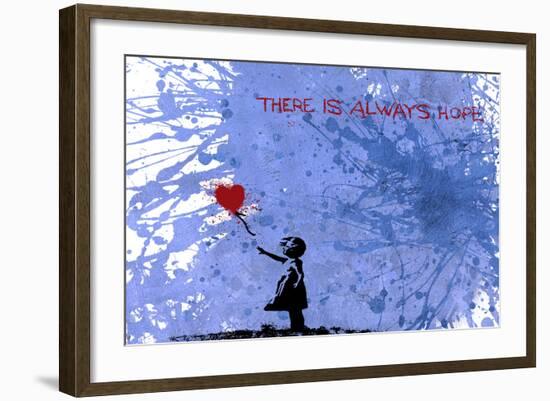 128 Balloon Girl-Banksy-Framed Giclee Print