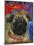 129 - Pug-MADdogART-Mounted Giclee Print