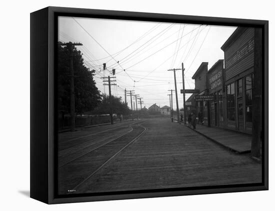 12th Avenue South in Georgetown, Seattle, WA, 1911-Asahel Curtis-Framed Stretched Canvas