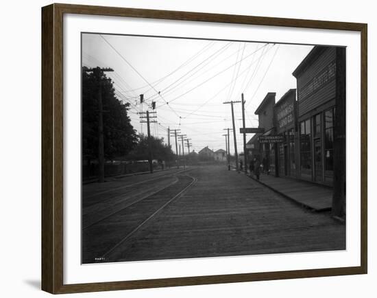 12th Avenue South in Georgetown, Seattle, WA, 1911-Asahel Curtis-Framed Giclee Print