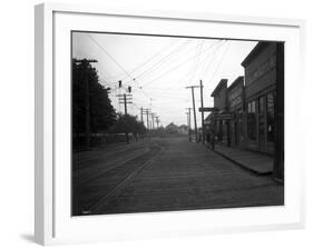 12th Avenue South in Georgetown, Seattle, WA, 1911-Asahel Curtis-Framed Giclee Print