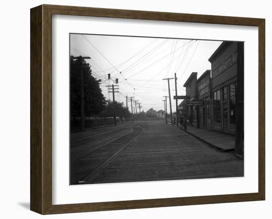 12th Avenue South in Georgetown, Seattle, WA, 1911-Asahel Curtis-Framed Giclee Print