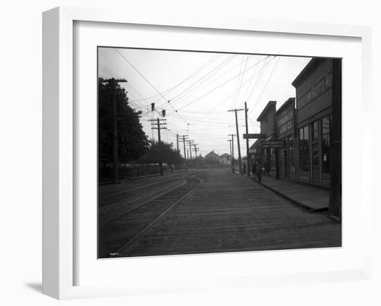 12th Avenue South in Georgetown, Seattle, WA, 1911-Asahel Curtis-Framed Giclee Print