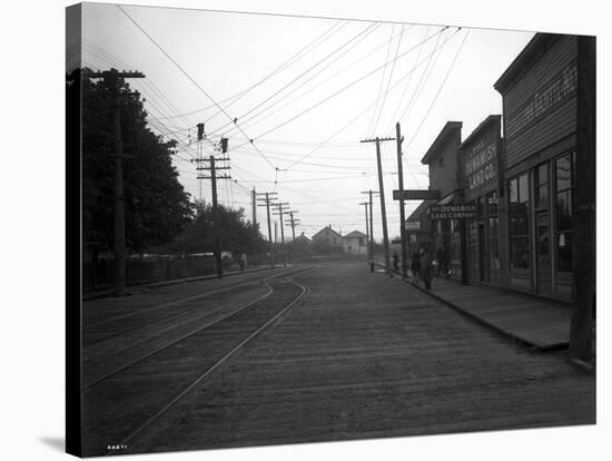 12th Avenue South in Georgetown, Seattle, WA, 1911-Asahel Curtis-Stretched Canvas