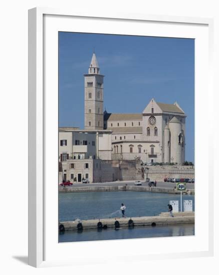 12th Century Cathedral of San Nicola Pellegrino Overlooking the Sea, Trani, Puglia, Italy-Terry Sheila-Framed Photographic Print