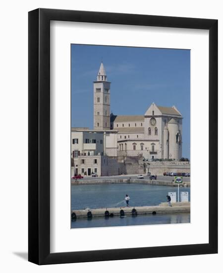 12th Century Cathedral of San Nicola Pellegrino Overlooking the Sea, Trani, Puglia, Italy-Terry Sheila-Framed Photographic Print