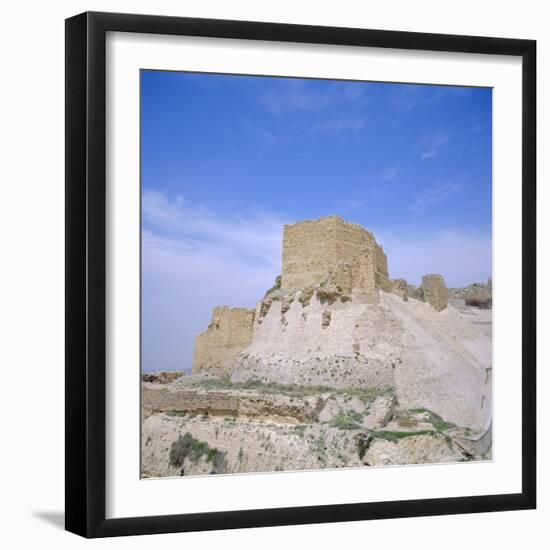 12th Century Crusader Castle in Biblical Land of Moab, Kerak, Jordan, Middle East-Christopher Rennie-Framed Photographic Print