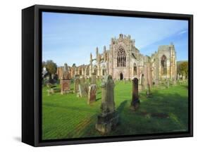 12th Century Melrose Abbey, Scotland-Pearl Bucknell-Framed Stretched Canvas